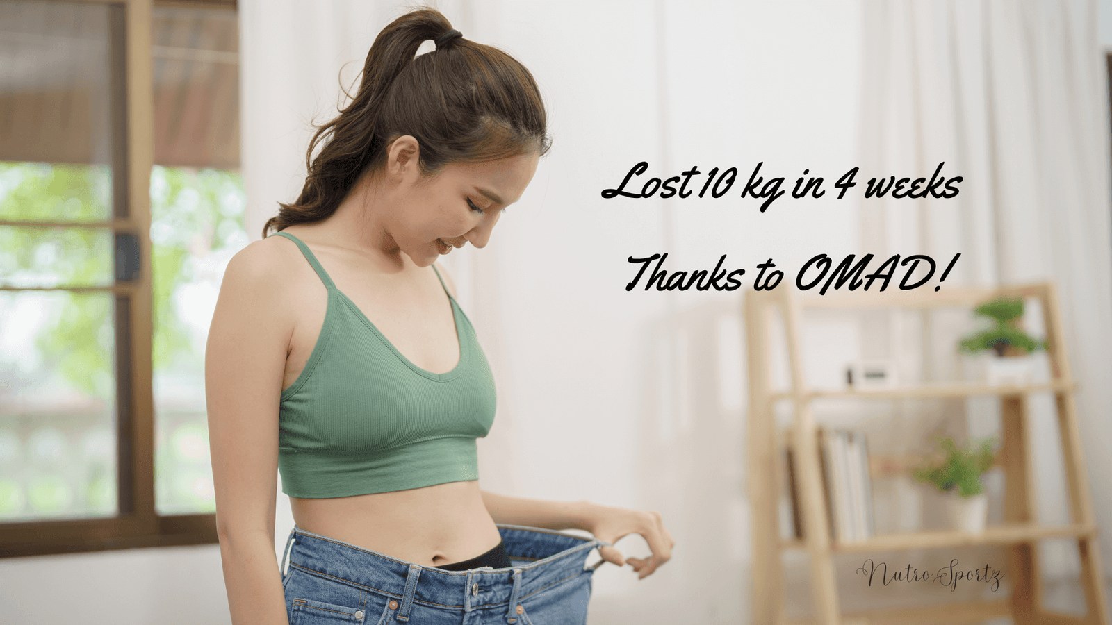 Social media weight loss post