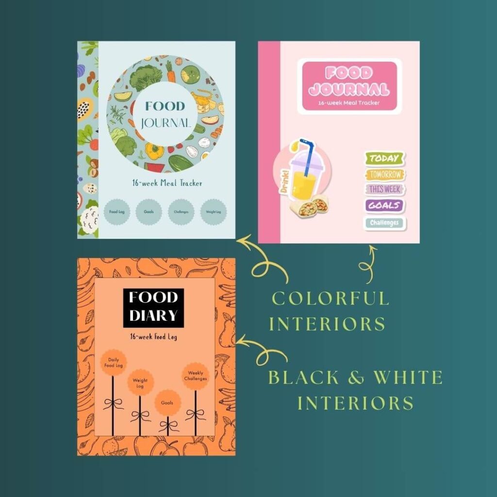 An image of food journals.