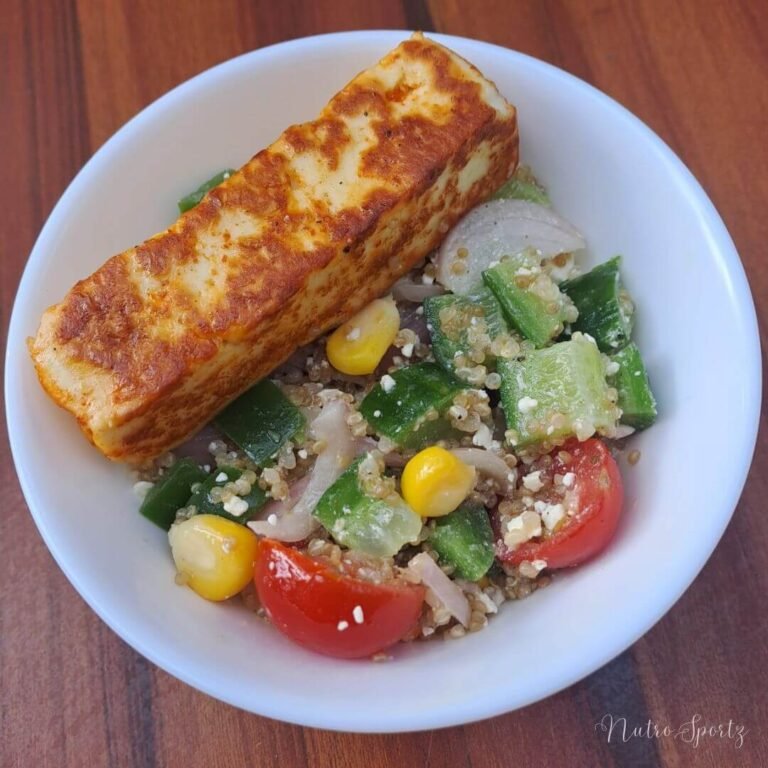 An image of paneer quinoa bowl.